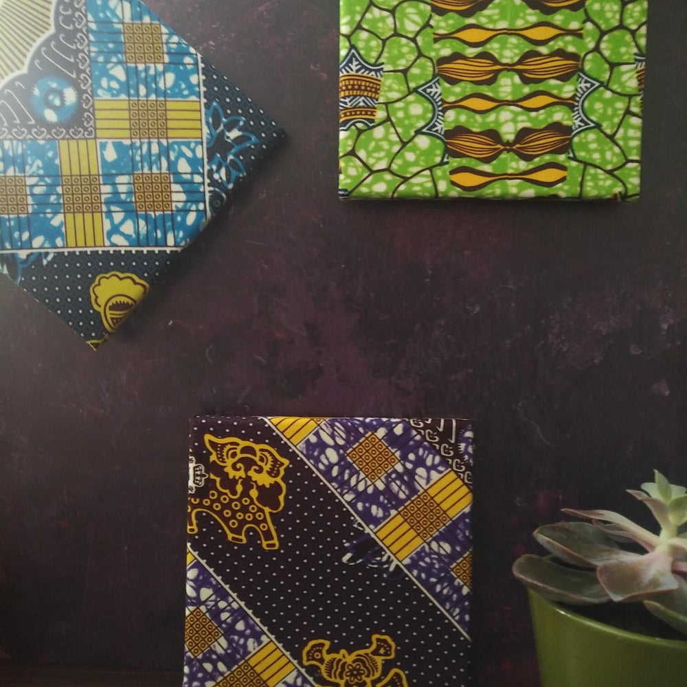 Purple Gold Patchwork African Wall Decor