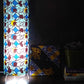 Tall Abstract Patterned African Tiles Lampshade KASBAH (ex-display)
