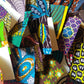 African Print Blank Note Cards (A7), set of 10