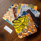 Mixed African print coasters, set of 10