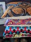 Colourful Flower Pattern African Cushion MBALE