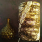 Rustic Brown African Tie Dye Table Lamp OKUTA (ex-display)