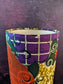 Vibrant Patchwork African Print lampshade (ex-display)
