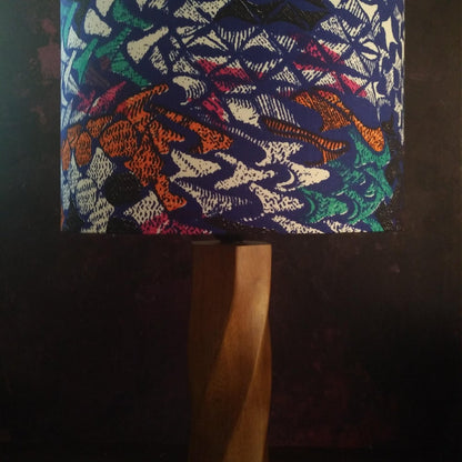 Large 40cm Abstract Art Mosaic Lampshade ZANEN