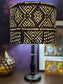 Brown Monochrome African Mudcloth Lampshade MOUSSA