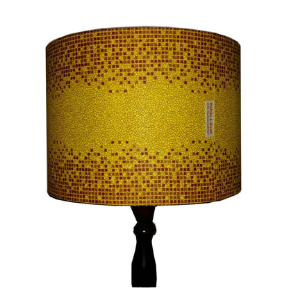Metallic Gold Bronze Geometric Lampshade WURA