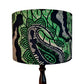 Green Paisley African Drum Lampshade EWENLA