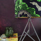 Green Paisley African Drum Lampshade EWENLA