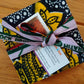 African wax print coasters, set of 25 coasters