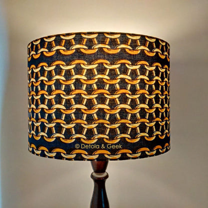 Knitting stitch drum lamp shade SOKAN