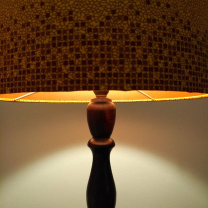 Metallic Gold Bronze Geometric Lampshade WURA