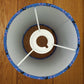 Blue abstract bubbles lampshade KHARI