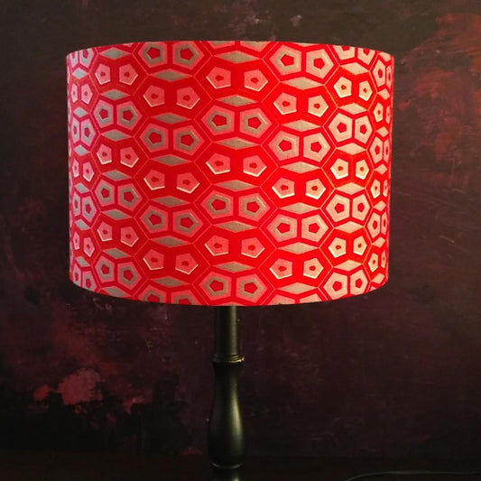 Geometric pentagon drum lamp shade TAMI