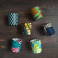 African Boho Candle holders, mixed set of 10