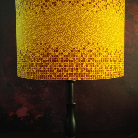 Metallic Gold Bronze Geometric Lampshade WURA