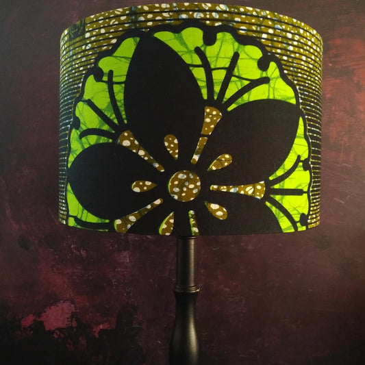 Wild green flower African lampshade JAMON