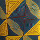 Blue Mustard Geometric Tile Lampshade BAHIA (ex-display)