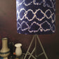 Blue White Tie Dye Lampshade AARIN