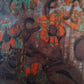 Custom Order for Julia O: Dark Jungalowstyle African Drum Lampshade KANYA