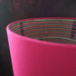 Pink striped Nigerian Aso Oke Lampshade (SAMPLE)