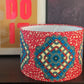 African Tribal Lampshade Pink Turquoise JOHARI