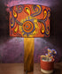 Colourful Flower Pattern African Lampshade MBALE