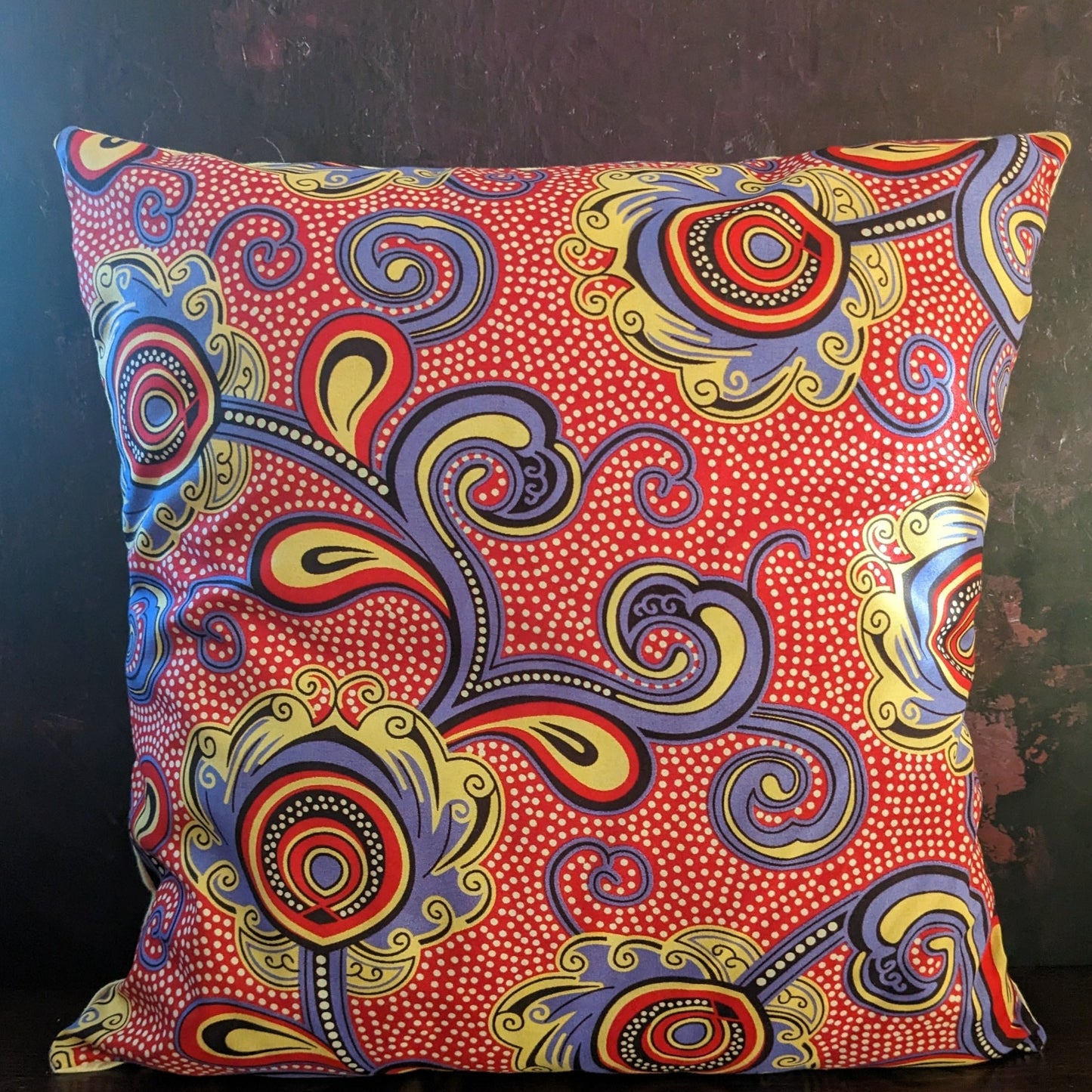 Colourful Flower Pattern African Cushion MBALE