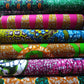 Orange & Green Ring Luxe lampshade NANDI (ex-display)