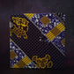 Purple Gold Patchwork African Wall Decor