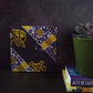 Purple Gold Patchwork African Wall Decor