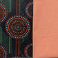 Rustic Circle Mid Century Modern African Lampshade SAYARI (40cm Large Drum)